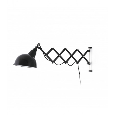 Aplique murale noire Ras 1 ampoule|Appliques murales|Luminaire Center