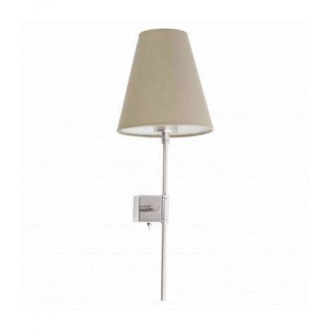 Aplique murale nickel mat Sabana 1 ampoule|Appliques murales|Luminaire Center