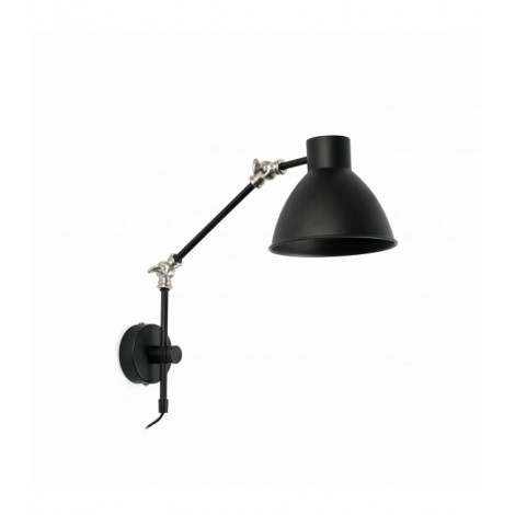 Aplique murale noir mat Celia 1 ampoule|Appliques murales|Luminaire Center