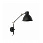 Aplique murale noir mat Celia 1 ampoule|Appliques murales|Luminaire Center