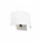 Aplique murale blanche Volta H23 cm 1 ampoule|Appliques murales|Luminaire Center
