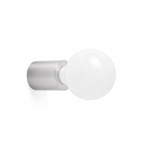 Aplique murale nickel mat Ten 1 ampoule|Appliques murales|Luminaire Center