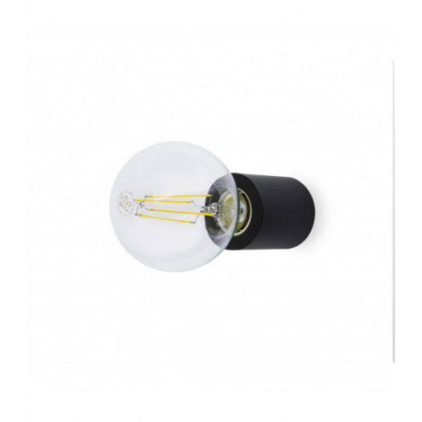 Aplique murale noire Ten 1 ampoule|Appliques murales|Luminaire Center