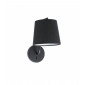 Aplique murale noire Berni L20 1 ampoule|Appliques murales|Luminaire Center