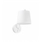 Aplique murale blanche Berni 1 ampoule h32|Appliques murales|Luminaire Center