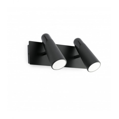 Aplique murale noire Lao 2 ampoules|Appliques murales|Luminaire Center
