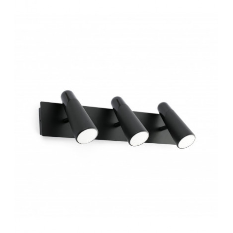 Aplique murale noire Lao 3 ampoules|Appliques murales|Luminaire Center