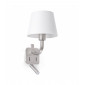 Aplique murale nickel mat Essential 1 ampoule|Appliques murales|Luminaire Center