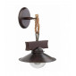 Aplique murale rouille Nudos 1 ampoule|Appliques murales|Luminaire Center