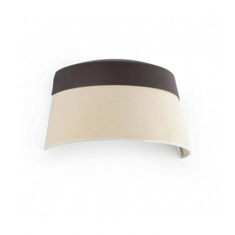 Aplique murale marron beige Sac 2 ampoules|Appliques murales|Luminaire Center