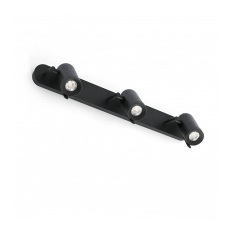 Aplique murale noire Orleans 3 ampoules|Appliques murales|Luminaire Center