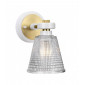 Applique Murale Gunnislake Blanc et Laiton vieilli|Appliques murales|Luminaire Center