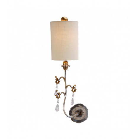 Applique Murale Tivoli Argent et crème|Appliques murales|Luminaire Center