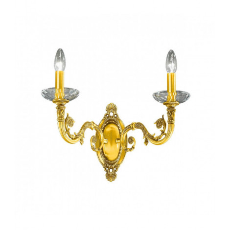 Applique murale classique CONTARINI Or 24 Carats 2 ampoules|Appliques murales|Luminaire Center