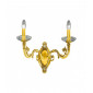 Applique murale classique CONTARINI Or 24 Carats 2 ampoules|Appliques murales|Luminaire Center