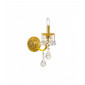 Applique murale en cristal PISANI CRYSTAL Or 24 Carats 1 ampoule|Appliques murales|Luminaire Center