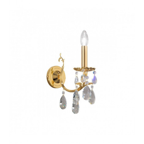 Applique murale en cristal VICTORIA 2 Or 24 Carats 1 ampoule Or|Appliques murales|Luminaire Center