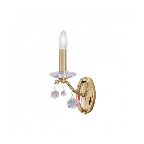 Applique murale en cristal CARMEN 2 Or 24 Carats 1 ampoule Cristal|Appliques murales|Luminaire Center