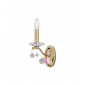 Applique murale en cristal CARMEN 2 Or 24 Carats 1 ampoule Cristal|Appliques murales|Luminaire Center