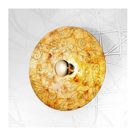 Applique murale design LUNA Or 24 Carats 1 ampoule Diamètre 62 Cm Or Medici|Appliques murales|Luminaire Center