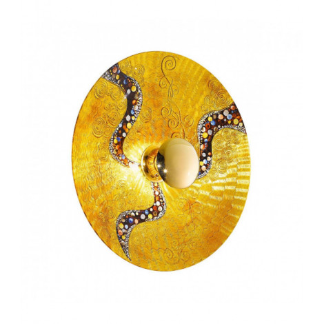 Applique murale design LUNA Or 24 Carats 1 ampoule Diamètre 62 Cm Or Kiss|Appliques murales|Luminaire Center