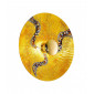 Applique murale design LUNA Or 24 Carats 1 ampoule Diamètre 89 Cm Or Kiss|Appliques murales|Luminaire Center