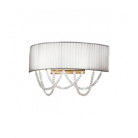 Applique murale design GIOIOSA Or 24 Carats 2 ampoules|Appliques murales|Luminaire Center