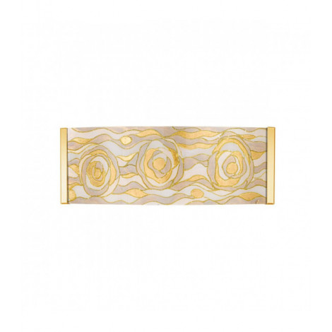 Applique murale design EMOZIONE Or 24 Carats 2 ampoules Hauteur 20 Cm|Appliques murales|Luminaire Center