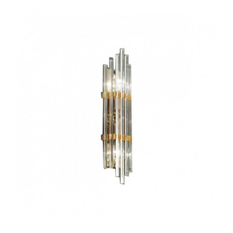 Applique murale en cristal ONTARIO Or 24 Carats 2 ampoules|Appliques murales|Luminaire Center