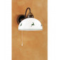 Applique murale style cosy NONNA laiton antique 1 ampoule|Appliques murales|Luminaire Center