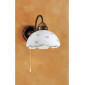 Applique murale cosy NONNA laiton antique 1 ampoule|Appliques murales|Luminaire Center