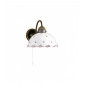 Applique murale style cosy NONNA laiton antique|Appliques murales|Luminaire Center