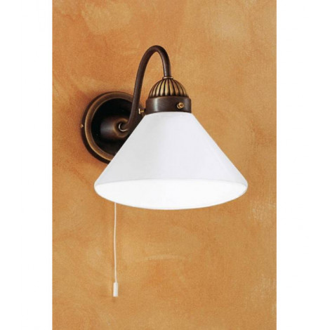 Applique murale NONNA laiton antique 1 ampoule|Appliques murales|Luminaire Center