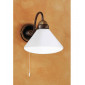 Applique murale NONNA laiton antique 1 ampoule|Appliques murales|Luminaire Center