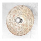 Applique murale design LUNA chrome 1 ampoule Diamètre 54 Cm Argent Medici|Appliques murales|Luminaire Center