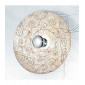 Applique murale design LUNA chrome 1 ampoule Diamètre 89 Cm Argent Medici|Appliques murales|Luminaire Center