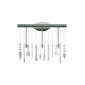 Applique murale design en cristal STRETTA chrome 5 ampoules|Appliques murales|Luminaire Center