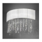 Applique murale élégante PARALUME chrome 2 ampoules|Appliques murales|Luminaire Center
