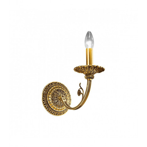 Applique murale classique PISANI or Français 1 ampoule|Appliques murales|Luminaire Center