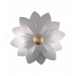 Applique murale design FIORE feuille d'or 6 ampoules|Appliques murales|Luminaire Center