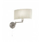 Applique murale HILTON SAND nickel 1 ampoule|Appliques murales|Luminaire Center