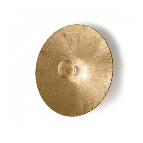 Applique murale MOON blanc mat 1 ampoule Doré|Appliques murales|Luminaire Center
