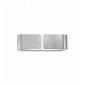 Applique murale Argentée CLIP 2 ampoules Largeur 44 Cm|Appliques murales|Luminaire Center