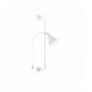 Applique murale Blanche SHOWER 1 ampoule|Appliques murales|Luminaire Center