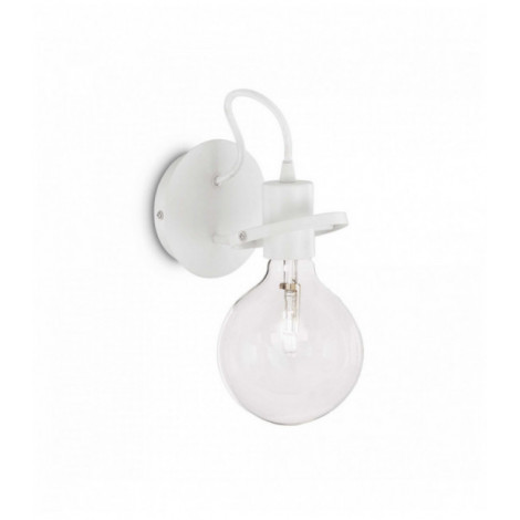 Applique murale Blanche RADIO 1 ampoule|Appliques murales|Luminaire Center