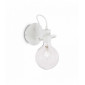 Applique murale Blanche RADIO 1 ampoule|Appliques murales|Luminaire Center