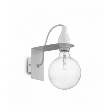 Applique murale Blanche MINIMAL 1 ampoule|Appliques murales|Luminaire Center