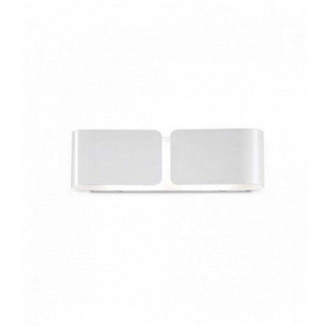 Applique murale Blanche CLIP 2 ampoules Largeur 44 Cm|Appliques murales|Luminaire Center