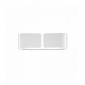 Applique murale Blanche CLIP 2 ampoules Largeur 44 Cm|Appliques murales|Luminaire Center