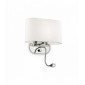 Applique murale Blanche SHERATON 2 ampoules|Appliques murales|Luminaire Center